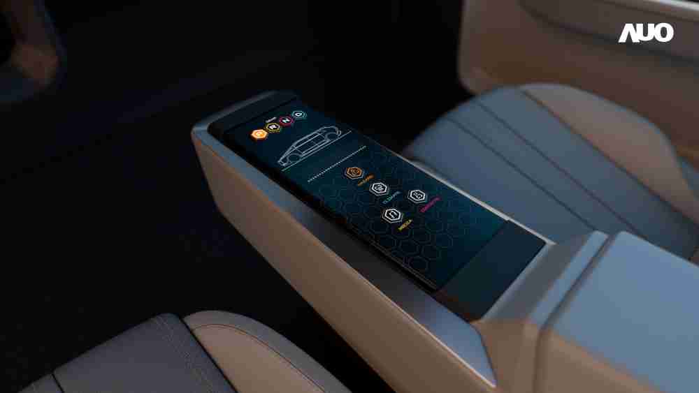 银河集团以人性化设计打造多变形态中控显示(Morphing Center Control)，，，，不使用时仅平面显示信息，，，，进行操作时，，，，显示器则会动态隆起，，，，转变成3D实体按钮，，，，并有触觉回馈，，，，展示人机互动新体验
