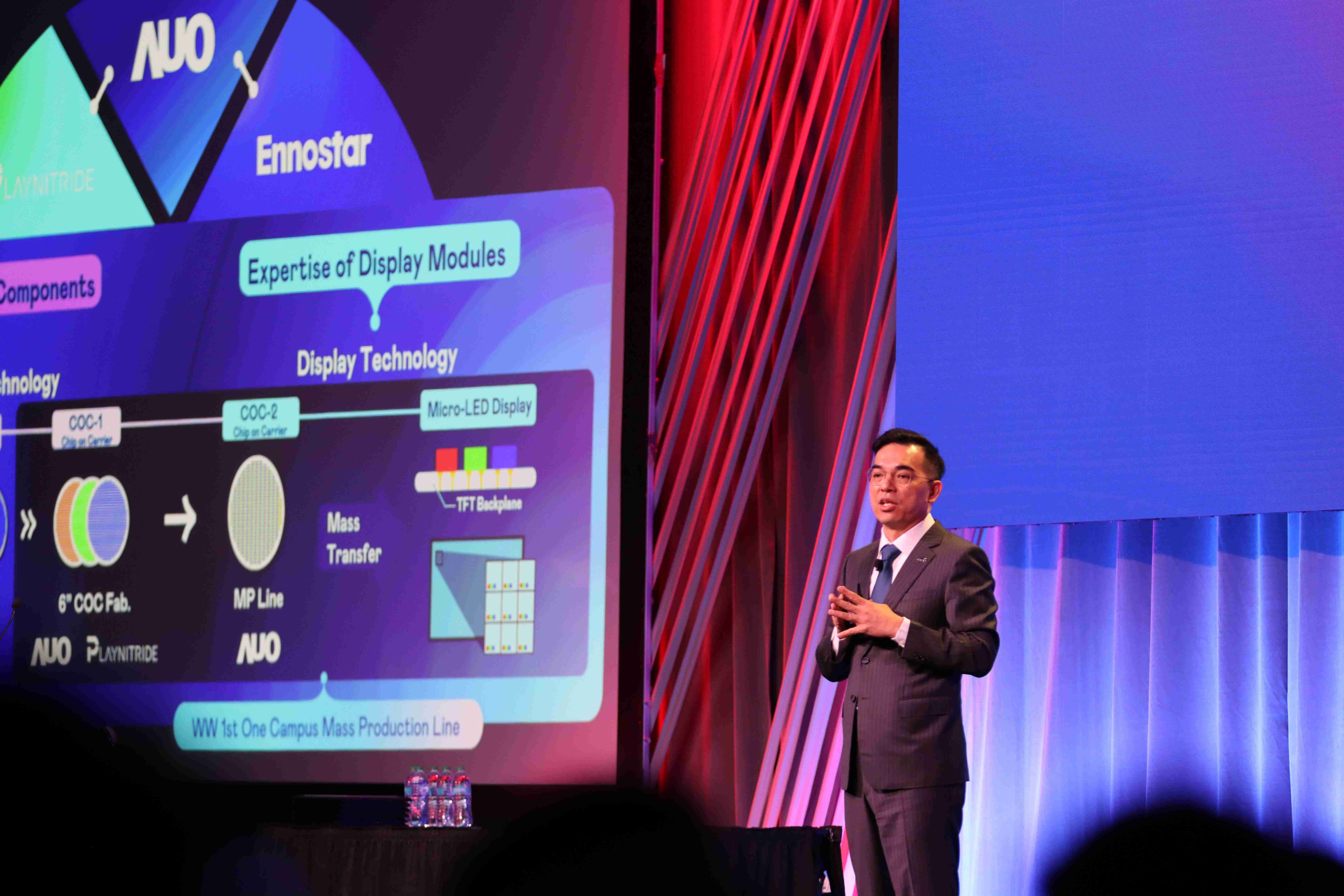 2025 SID显示周登场，，，银河集团光电执行长暨总经理柯富仁博士以〝Redefining Displays: Inspiring New Possibilities〞发表主题演说，，，带领银河集团以智能显示解决方案先驱，，，，透过AI赋能，，，，重塑显示的视觉创新体验